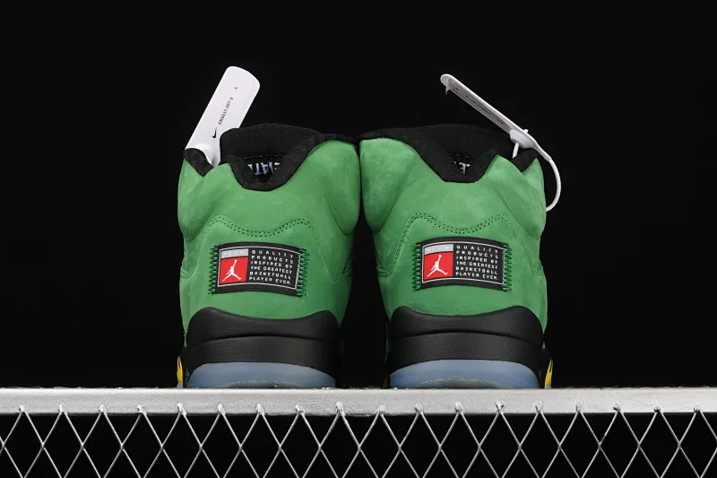 All categories Air Jordan Jordan series basketball shoes Air Jordan 5 Air Jordan 5 SE "Oregon Ducks" AJ5 Joe 5 Oregon Apple Green CK6631-307